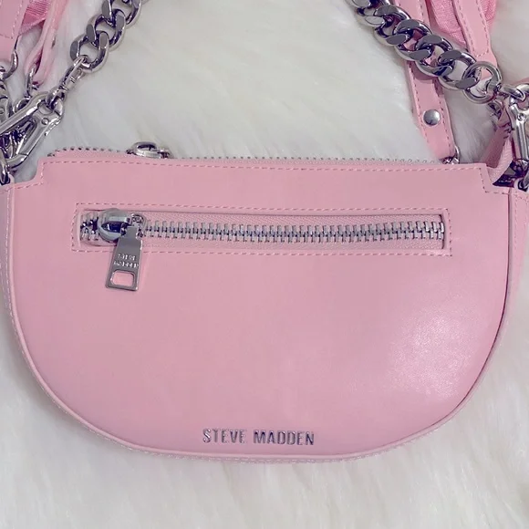 Steve Madden Cobraa Pink Crossbody New Excellent Condition - Picture 3 of 16